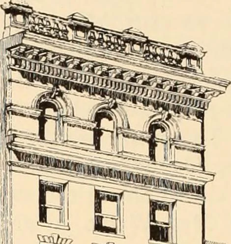 An illustration from A history of real estate, building and architecture in New York City during the last quarter of a century, 1898, leaf 707