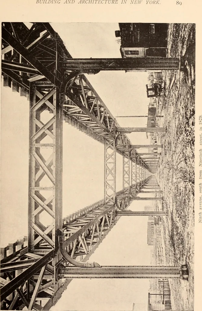 An illustration from A history of real estate, building and architecture in New York City during the last quarter of a century, 1898, leaf 96