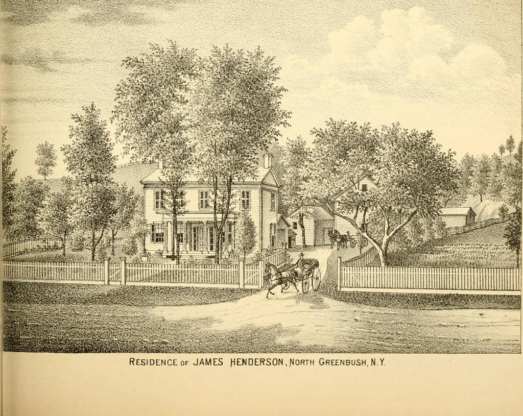 An illustration from History of Rensselaer Co., New York, 1880, leaf 508
