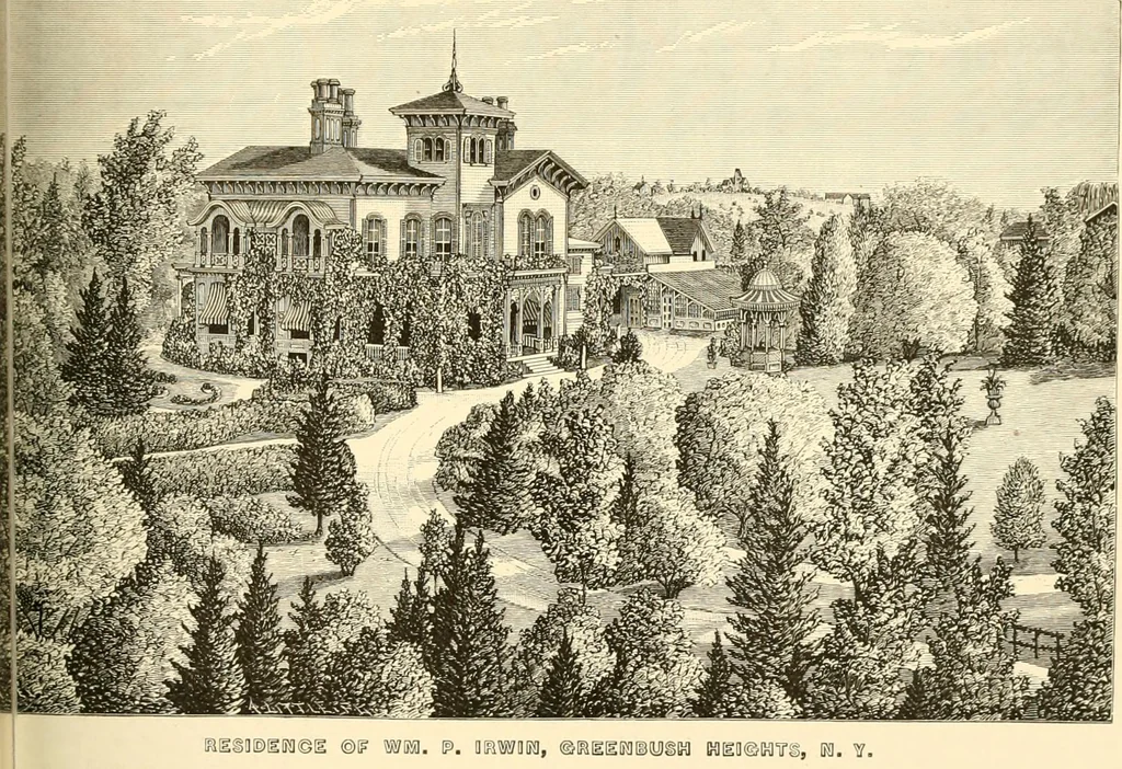 An illustration from History of Rensselaer Co., New York, 1880, leaf 516