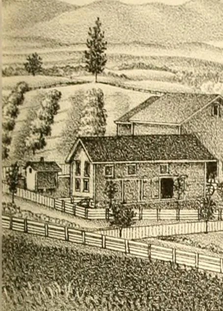 An illustration from History of Rensselaer Co., New York, 1880, leaf 520