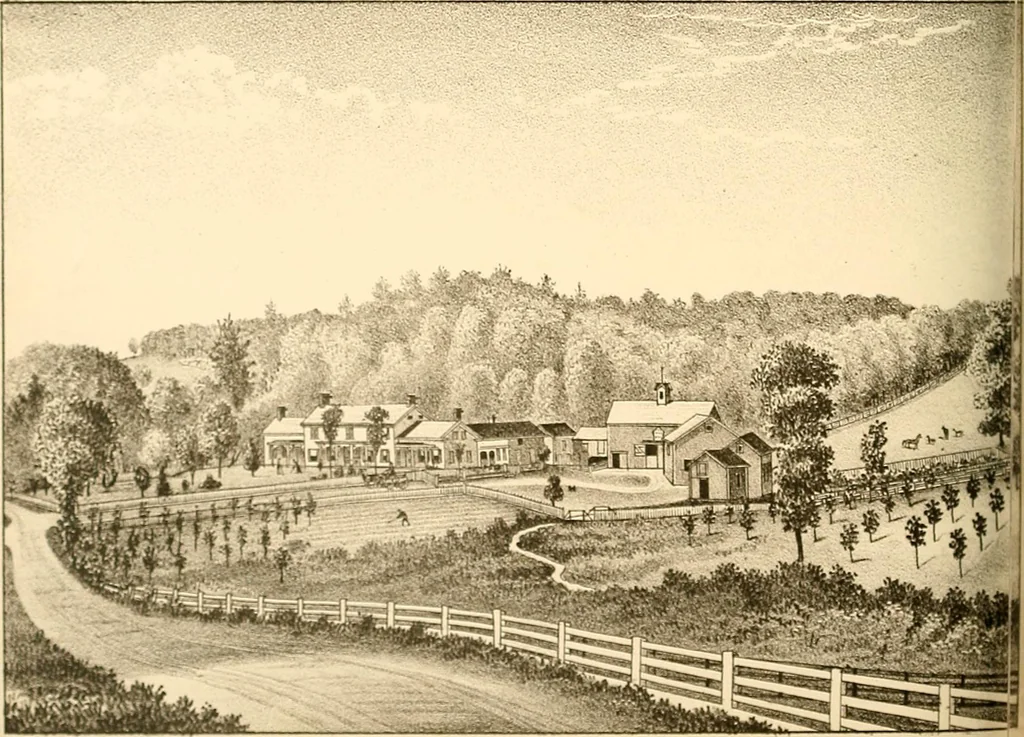 An illustration from History of Rensselaer Co., New York, 1880, leaf 525