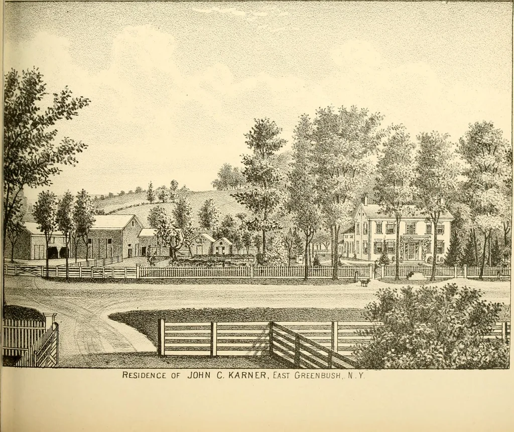 An illustration from History of Rensselaer Co., New York, 1880, leaf 526