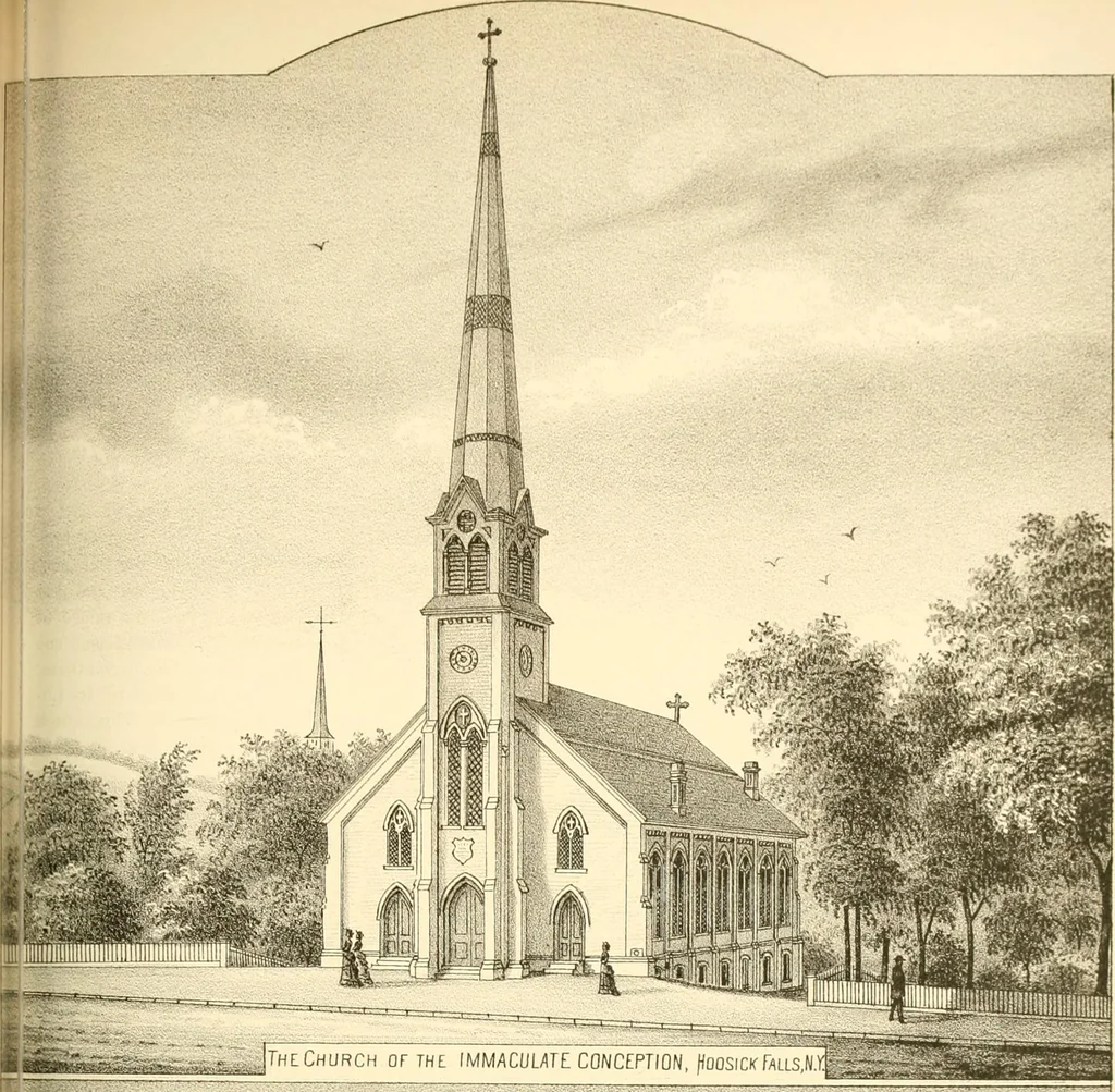 An illustration from History of Rensselaer Co., New York, 1880, leaf 562