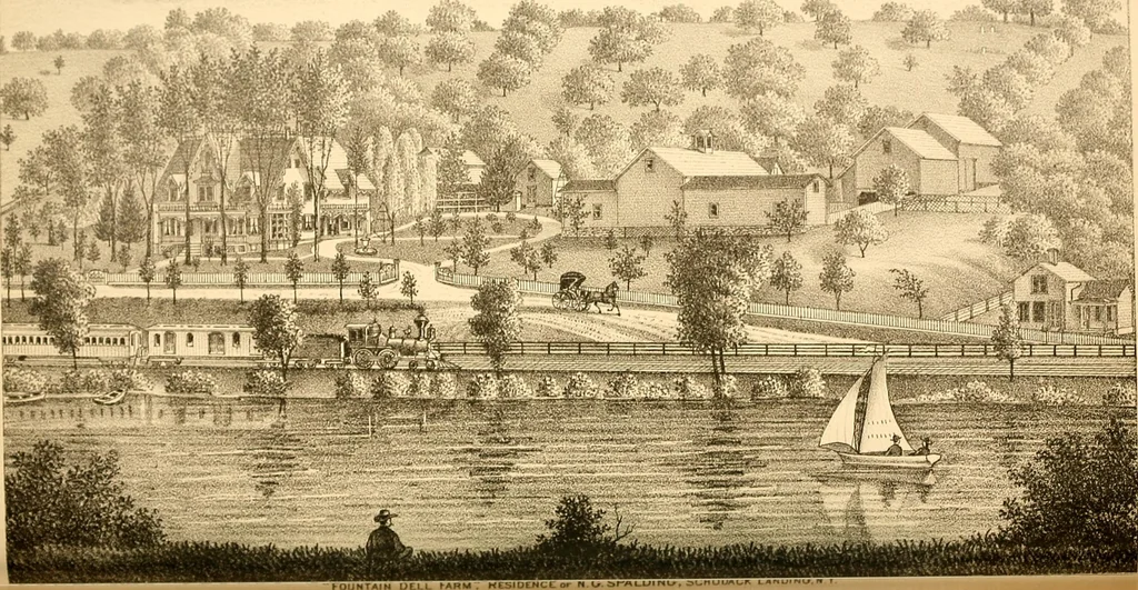 An illustration from History of Rensselaer Co., New York, 1880, leaf 615