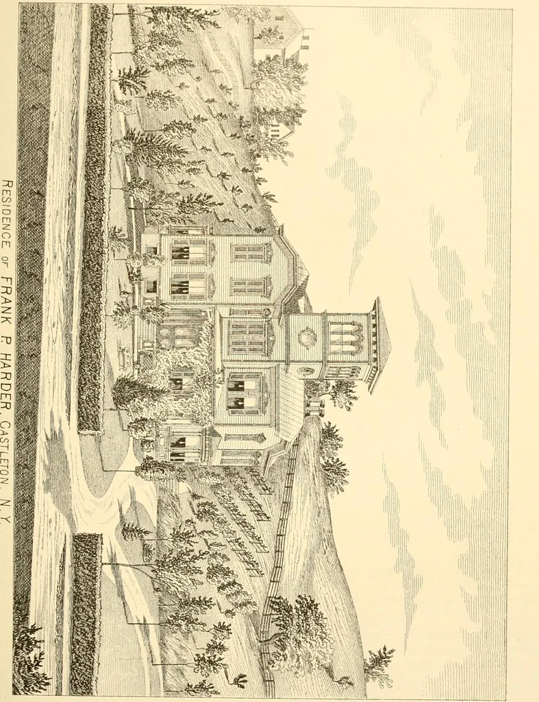 An illustration from History of Rensselaer Co., New York, 1880, leaf 618
