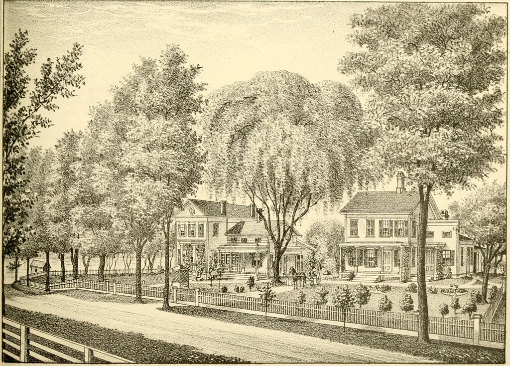 An illustration from History of Rensselaer Co., New York, 1880, leaf 646