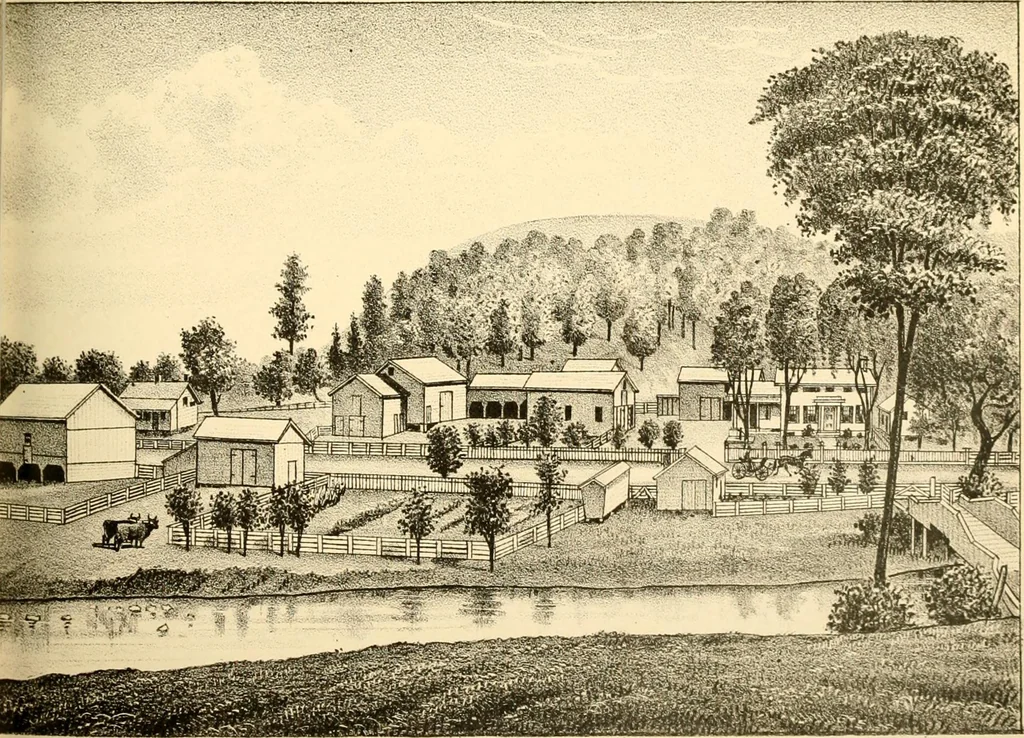 An illustration from History of Rensselaer Co., New York, 1880, leaf 650
