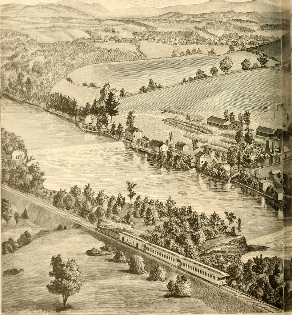 An illustration from History of Rensselaer Co., New York, 1880, leaf 669