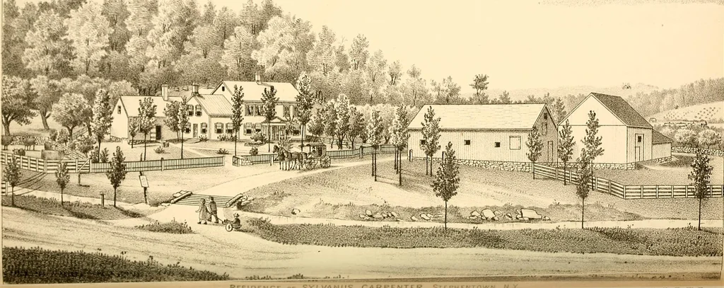 An illustration from History of Rensselaer Co., New York, 1880, leaf 737