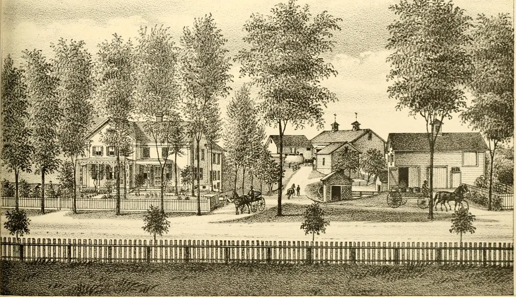 An illustration from History of Rensselaer Co., New York, 1880, leaf 764