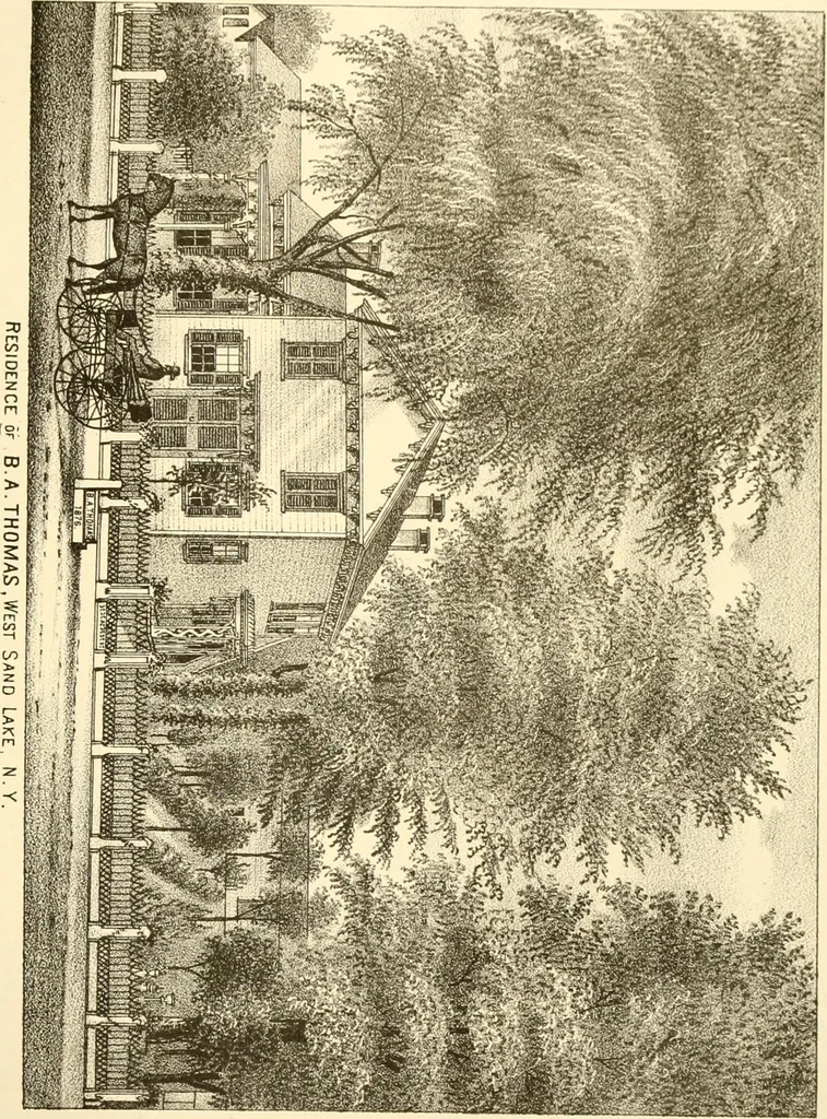 An illustration from History of Rensselaer Co., New York, 1880, leaf 776