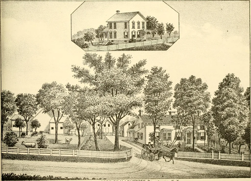 An illustration from History of Rensselaer Co., New York, 1880, leaf 788