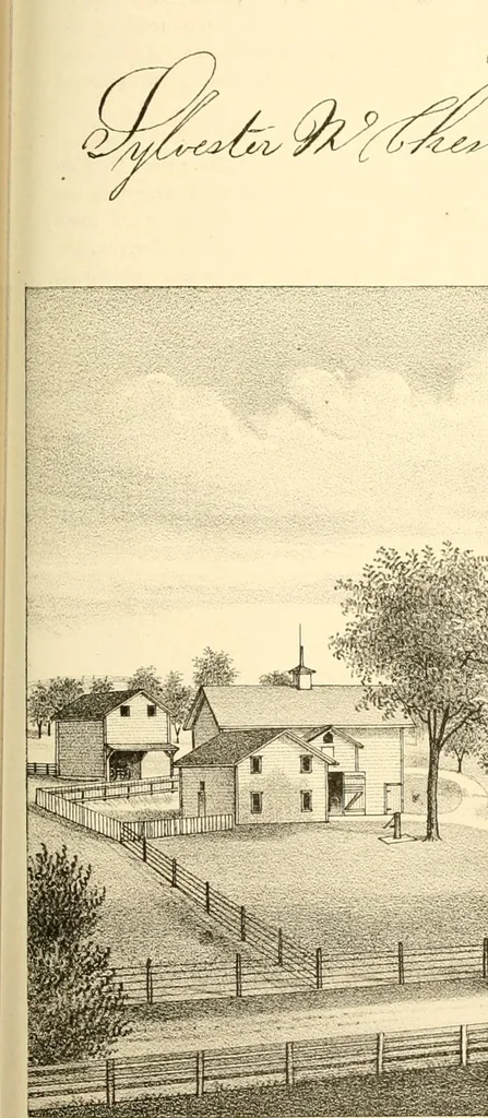 An illustration from History of Rensselaer Co., New York, 1880, leaf 792
