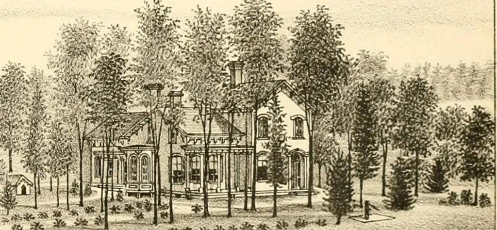 An illustration from History of Rensselaer Co., New York, 1880, leaf 792