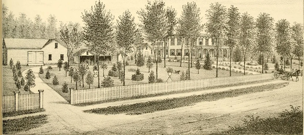 An illustration from History of Rensselaer Co., New York, 1880, leaf 814