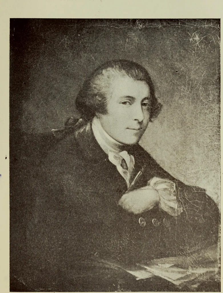 An illustration from A history of the rise and progress of the arts of design in the United States, 1918, leaf 166