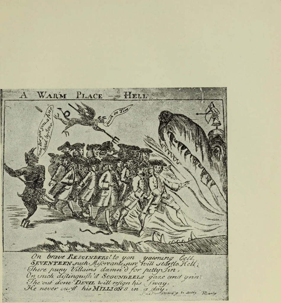 An illustration from A history of the rise and progress of the arts of design in the United States, 1918, leaf 268