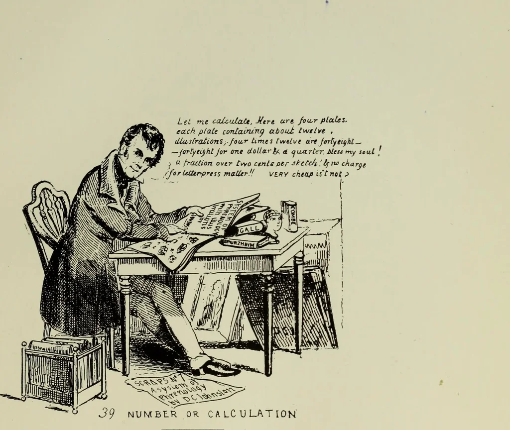 An illustration from A history of the rise and progress of the arts of design in the United States, 1918, leaf 164