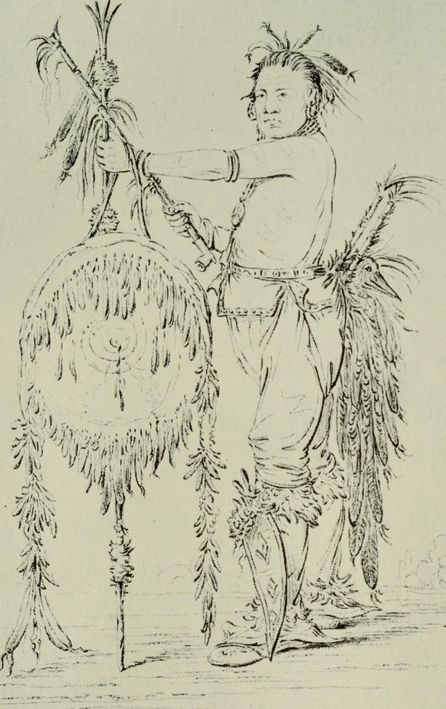 An illustration from A history of the rise and progress of the arts of design in the United States, 1918, leaf 240