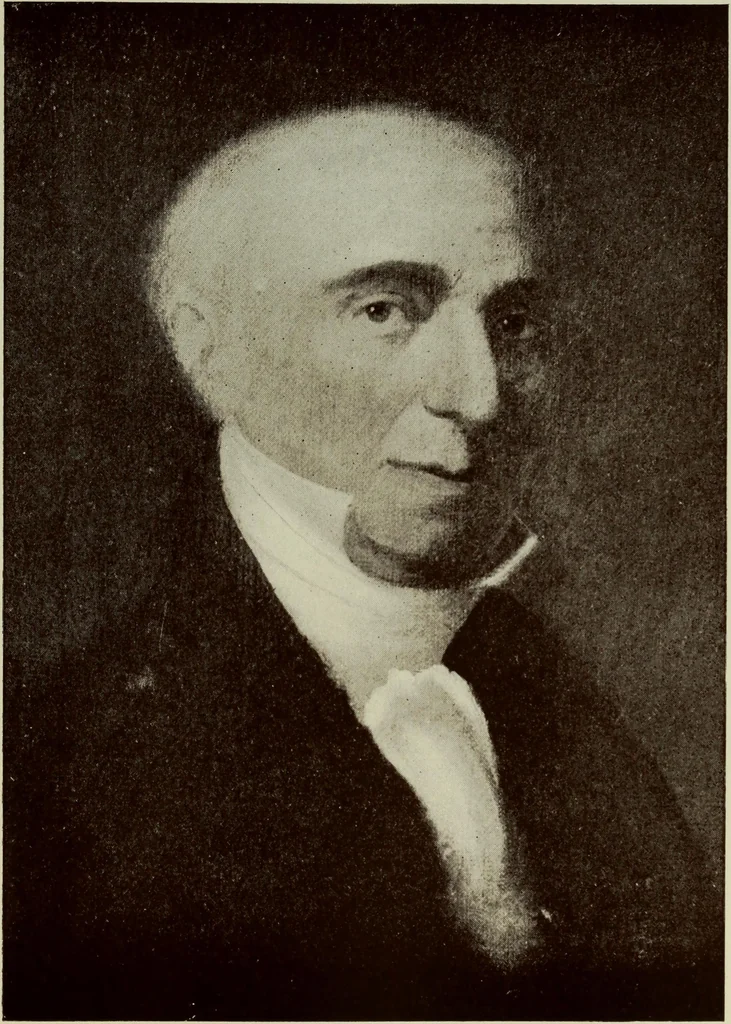 An illustration from A history of the rise and progress of the arts of design in the United States, 1918, leaf 398