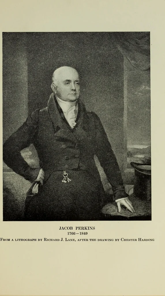 An illustration from A history of the rise and progress of the arts of design in the United States, 1918, leaf 482