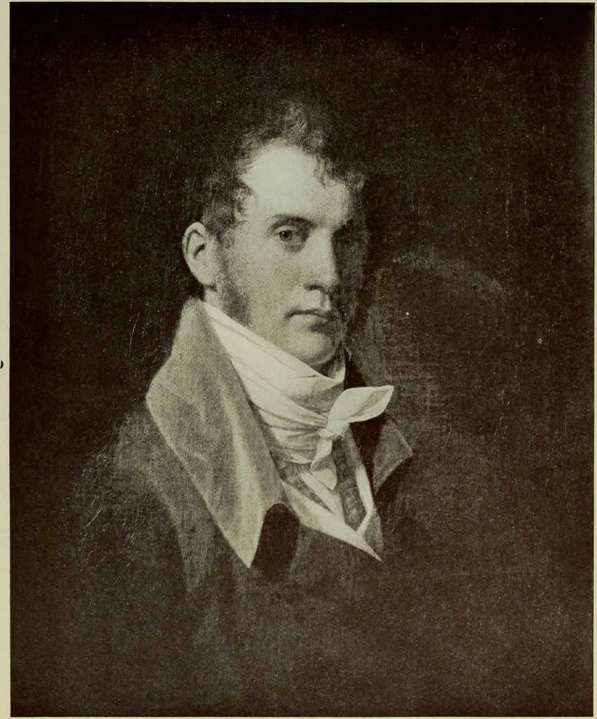 An illustration from A history of the rise and progress of the arts of design in the United States, 1918, leaf 212