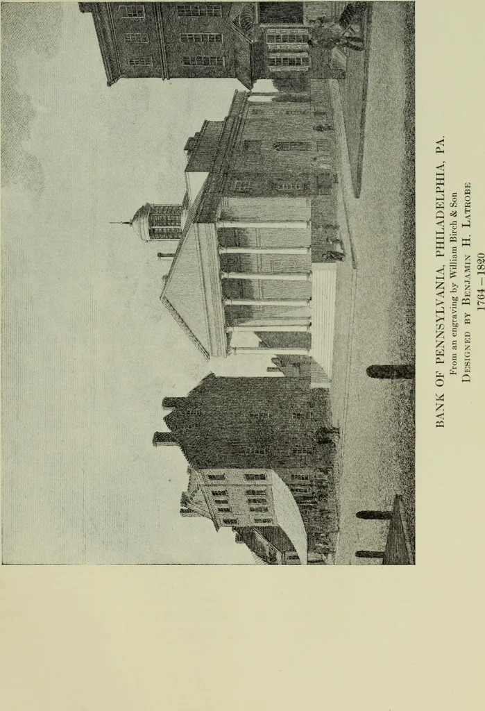 An illustration from A history of the rise and progress of the arts of design in the United States, 1918, leaf 304