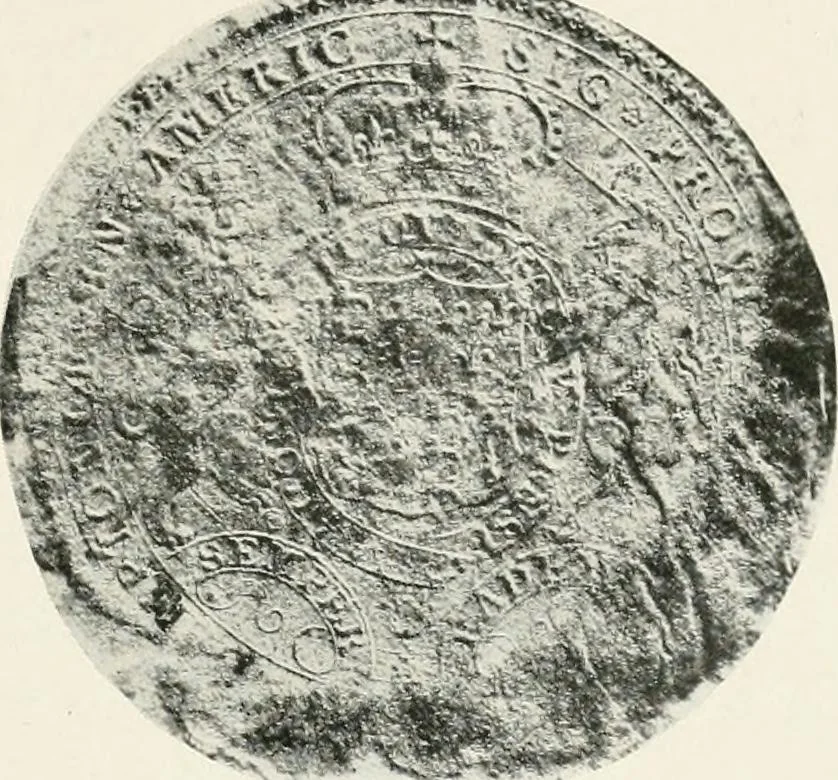 An illustration from History of the seal and flag of the state of New Hampshire, 1916, leaf 36