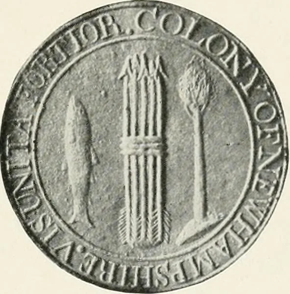 An illustration from History of the seal and flag of the state of New Hampshire, 1916, leaf 48
