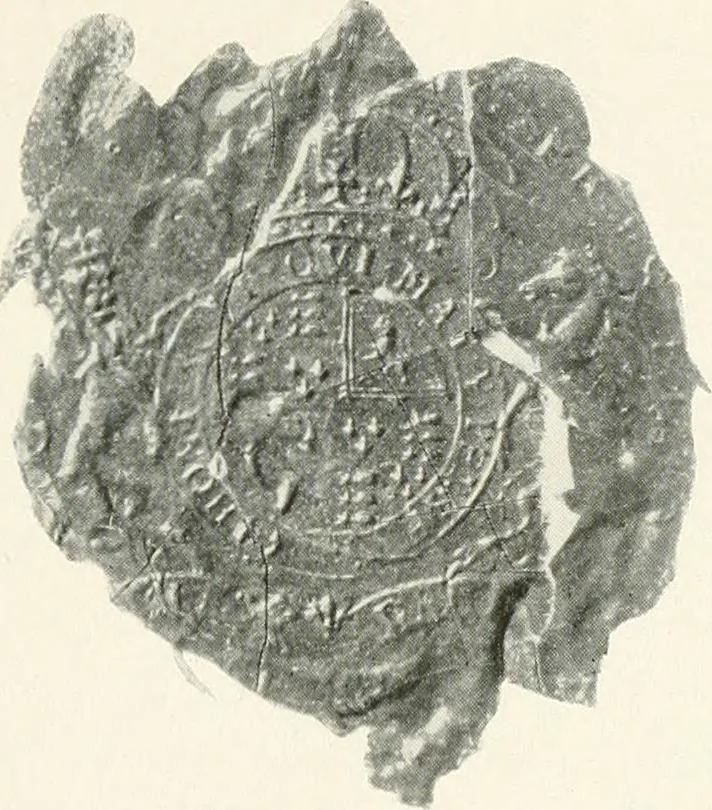 An illustration from History of the seal and flag of the State of New Hampshire, 1916, leaf 10
