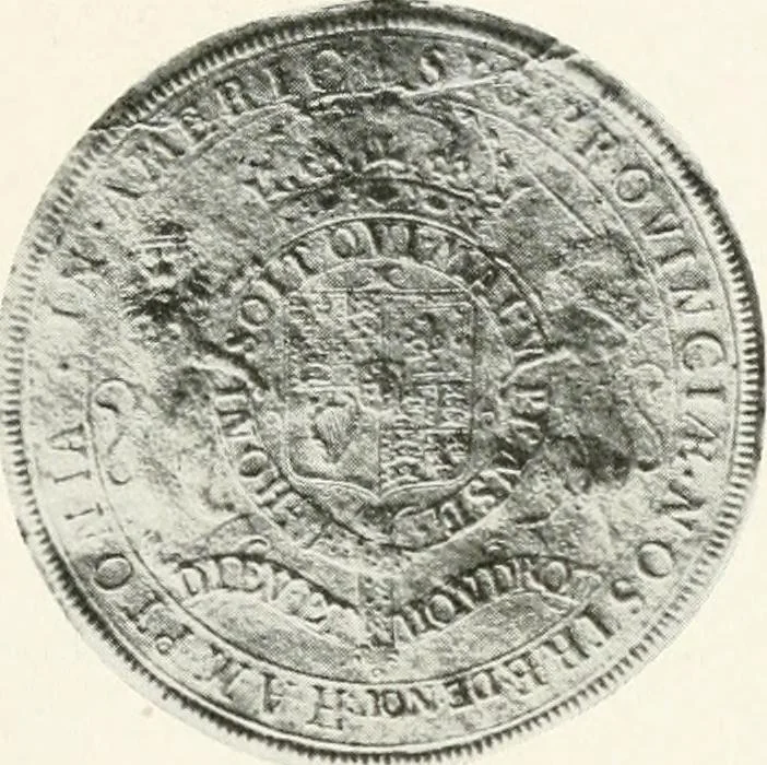 An illustration from History of the seal and flag of the State of New Hampshire, 1916, leaf 28