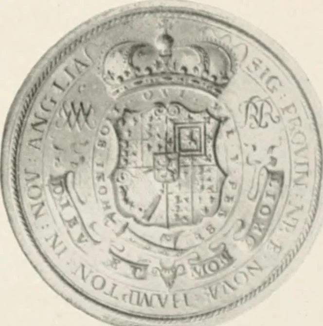 An illustration from History of the seal and flag of the state of New Hampshire, 1916, leaf 24