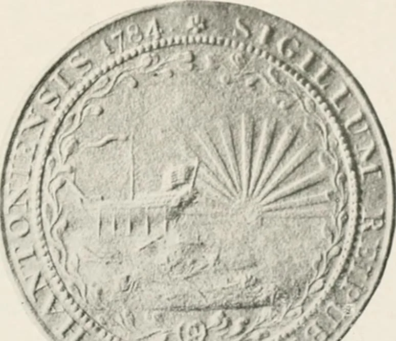 An illustration from History of the seal and flag of the state of New Hampshire, 1916, leaf 60