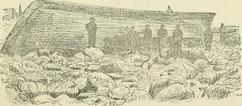 An illustration from History of shipbuilding on North river, Plymouth county, Massachusetts, with genealogies of the shipbuilders, and accounts of the industries upon its tributaries. 1640 to 1872, 1889, leaf 16