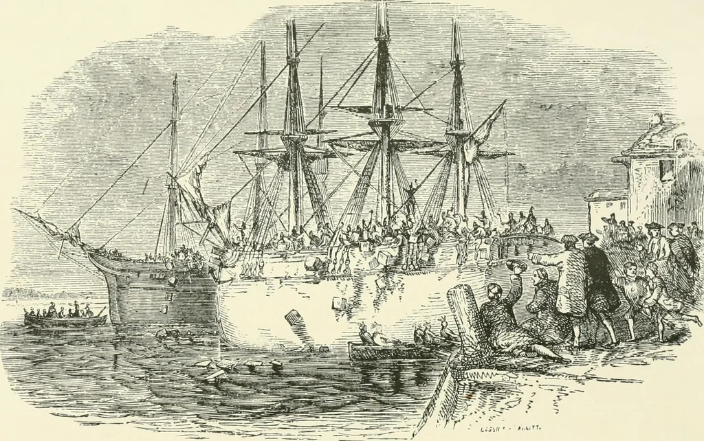 An illustration from History of shipbuilding on North river, Plymouth county, Massachusetts, with genealogies of the shipbuilders, and accounts of the industries upon its tributaries. 1640 to 1872, 1889, leaf 236