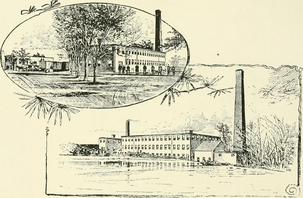An illustration from History of shipbuilding on North river, Plymouth county, Massachusetts, with genealogies of the shipbuilders, and accounts of the industries upon its tributaries. 1640 to 1872, 1889, leaf 38
