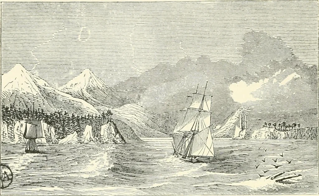 An illustration from History of shipbuilding on North river, Plymouth county, Massachusetts, with genealogies of the shipbuilders, and accounts of the industries upon its tributaries. 1640 to 1872, 1889, leaf 411
