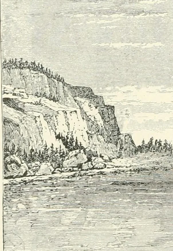 An illustration from History of shipbuilding on North river, Plymouth county, Massachusetts, with genealogies of the shipbuilders, and accounts of the industries upon its tributaries. 1640 to 1872, 1889, leaf 411