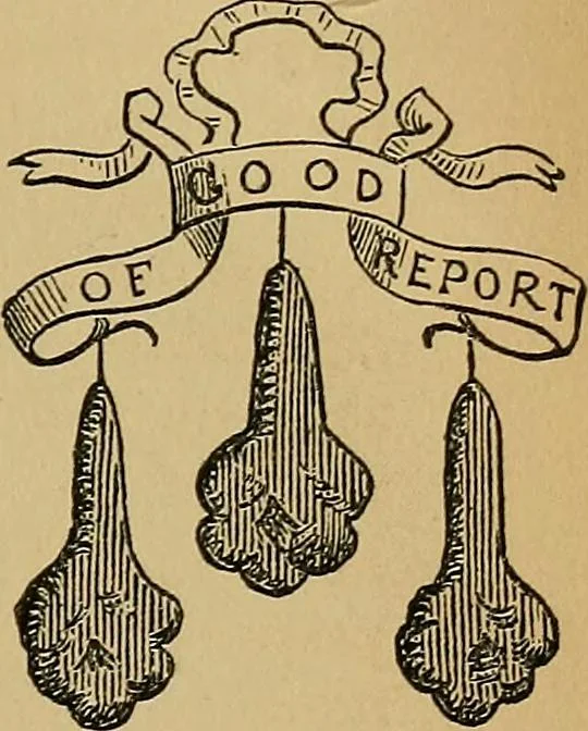 An illustration from The history of signboards : from earliest times to the present day, 1866, leaf 188