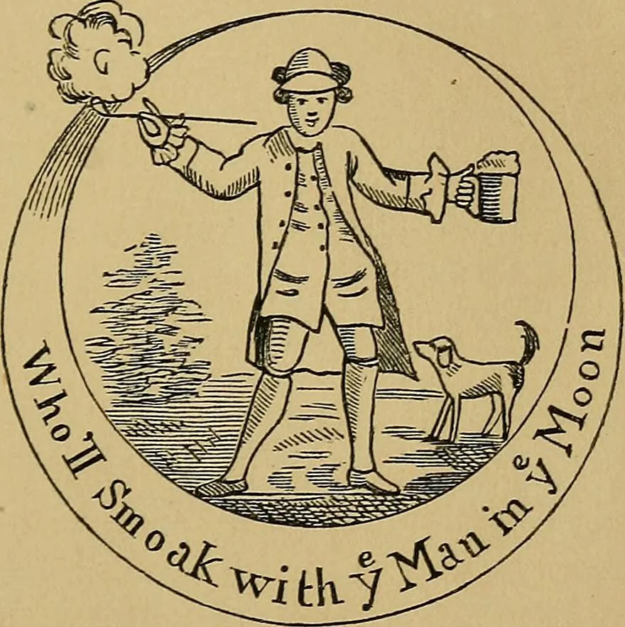An illustration from The history of signboards : from earliest times to the present day, 1866, leaf 188