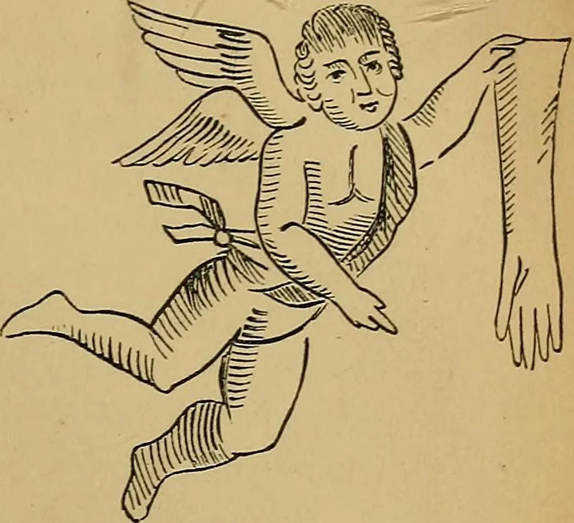 An illustration from The history of signboards : from earliest times to the present day, 1866, leaf 224