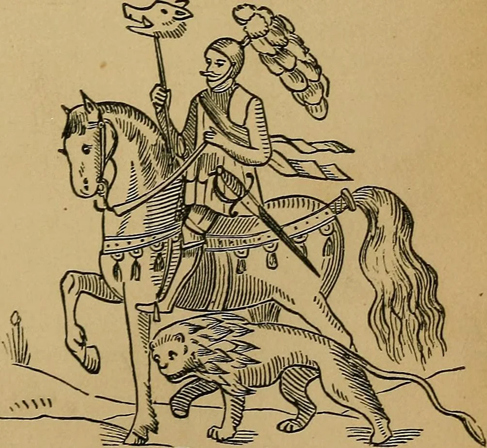 An illustration from The history of signboards : from earliest times to the present day, 1866, leaf 224