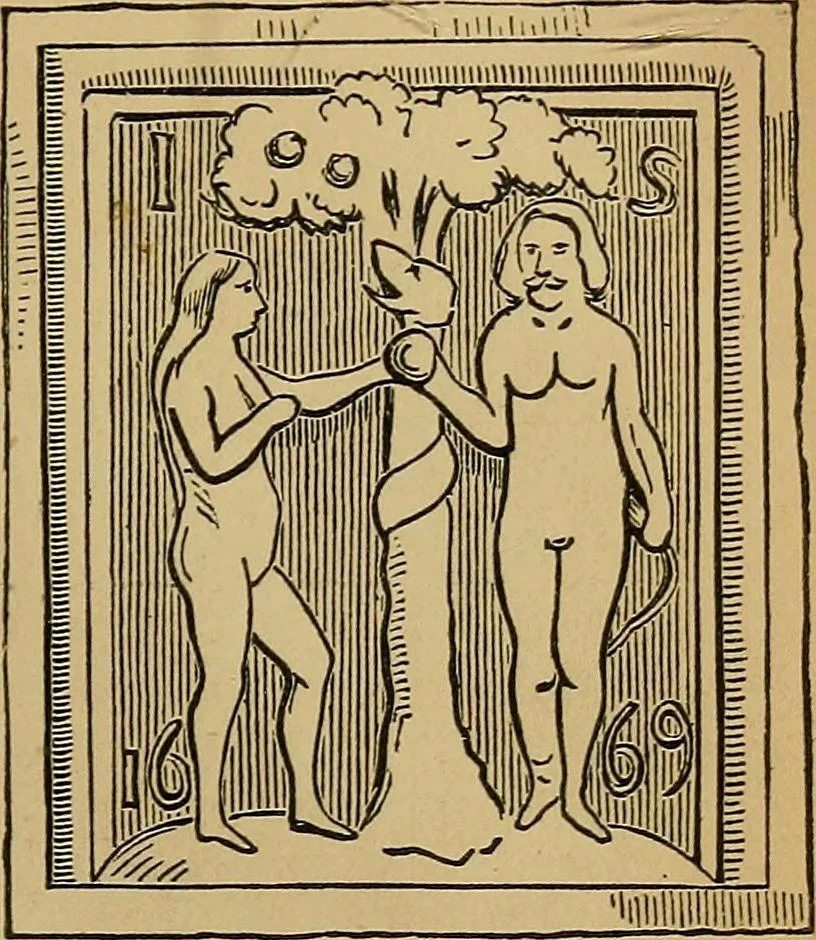 An illustration from The history of signboards : from earliest times to the present day, 1866, leaf 258