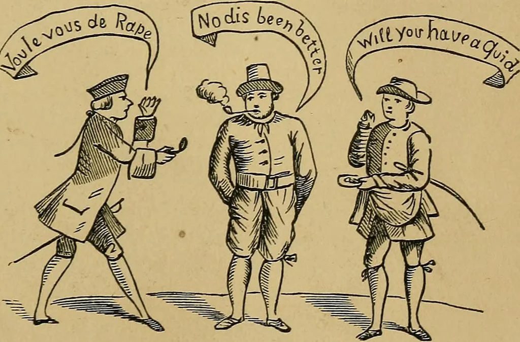 An illustration from The history of signboards : from earliest times to the present day, 1866, leaf 258