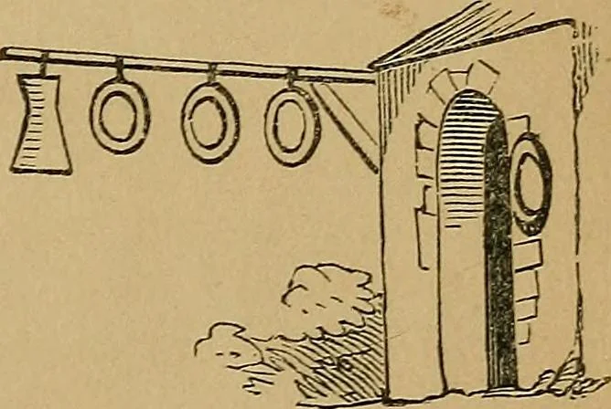 An illustration from The history of signboards : from earliest times to the present day, 1866, leaf 34