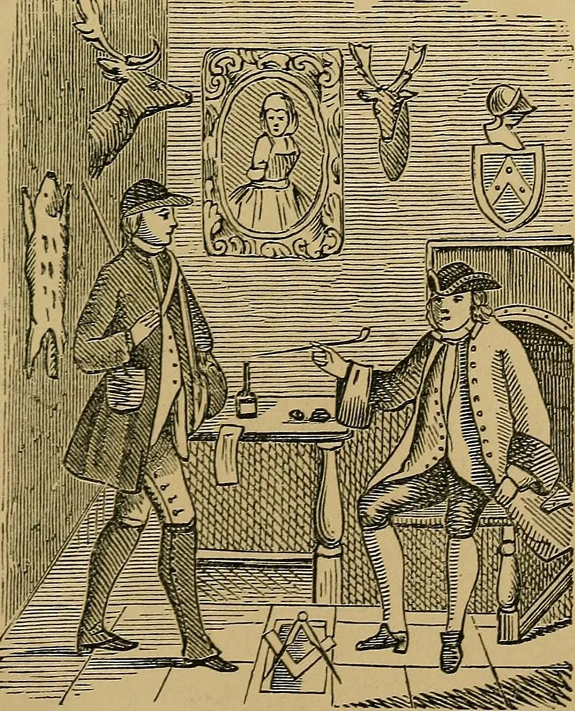 An illustration from The history of signboards : from earliest times to the present day, 1866, leaf 394