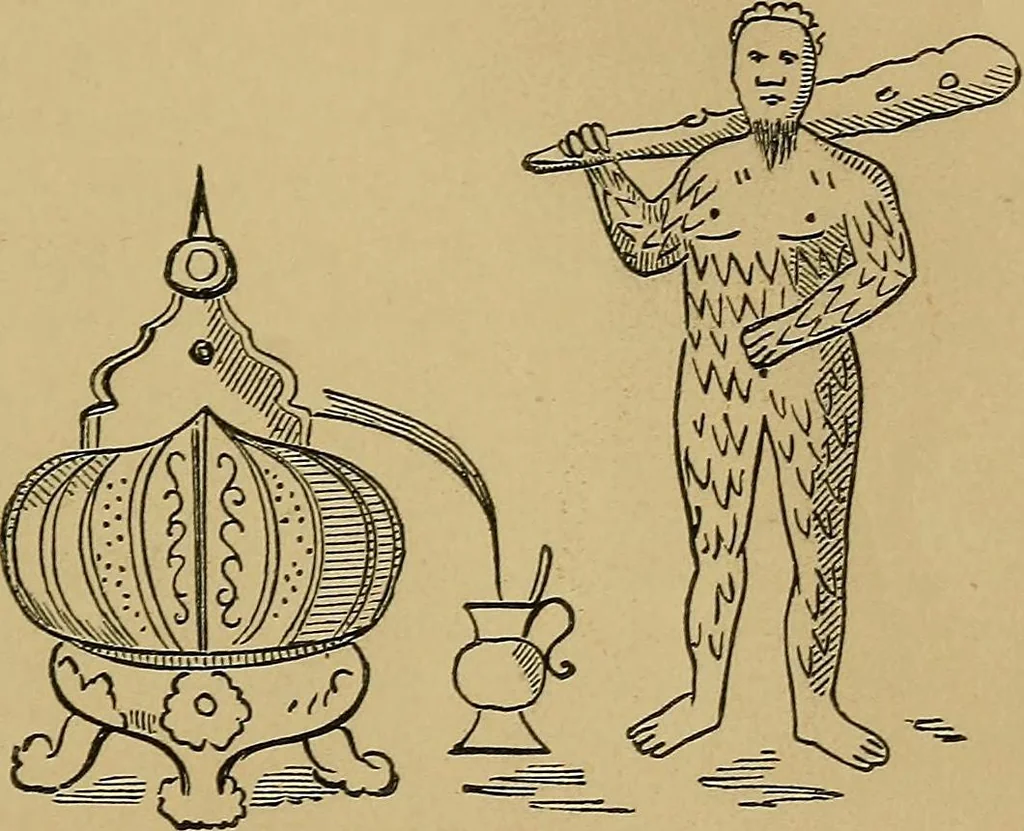 An illustration from The history of signboards : from earliest times to the present day, 1866, leaf 428