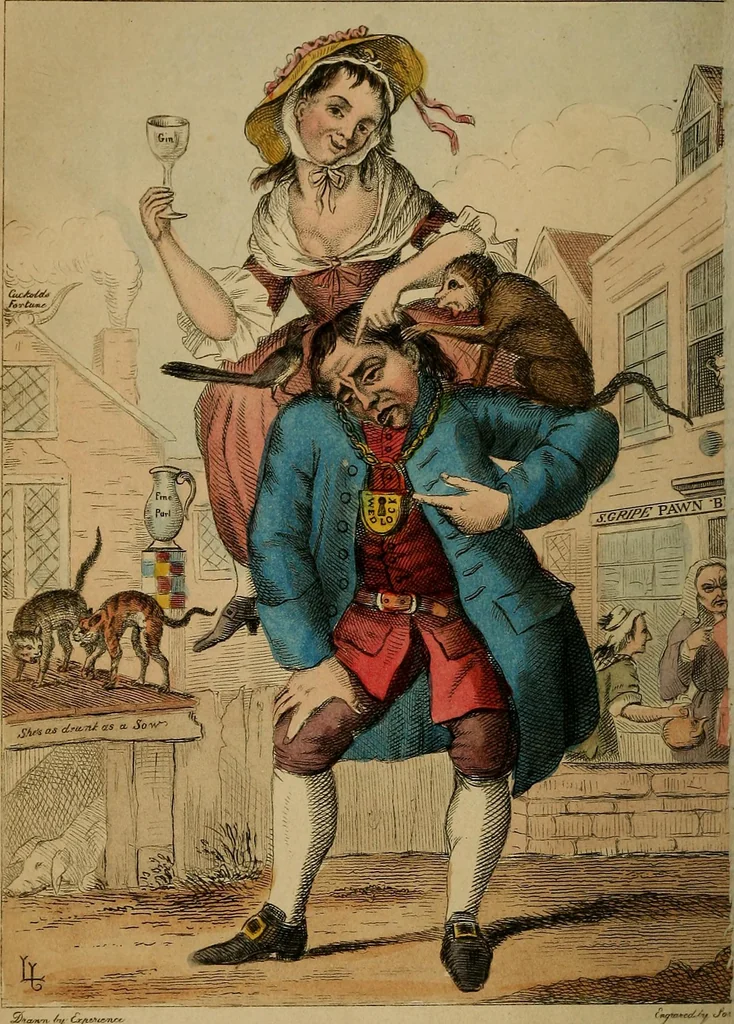 An illustration from The history of signboards : from earliest times to the present day, 1866, leaf 5