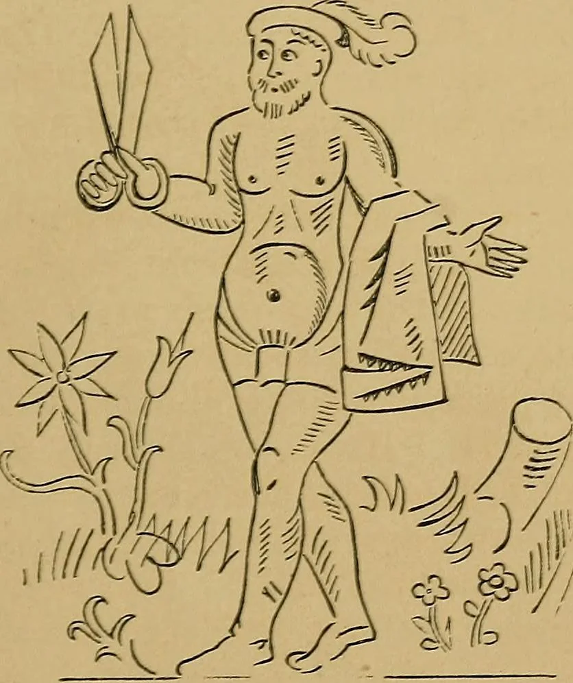 An illustration from The history of signboards : from earliest times to the present day, 1866, leaf 530